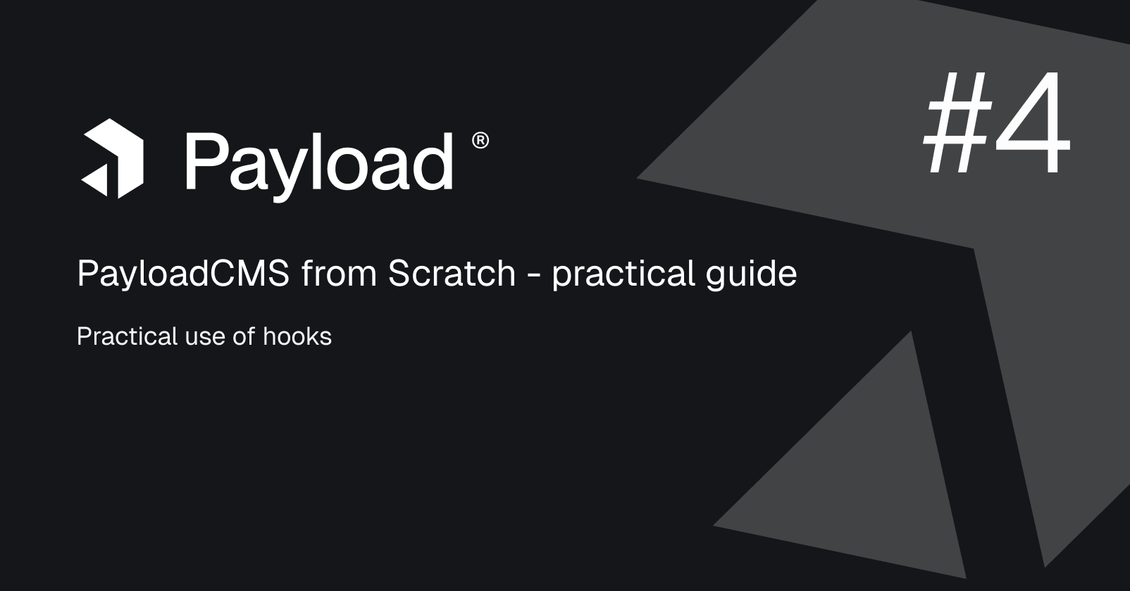 PayloadCMS from Scratch #4 - Practical use of hooks